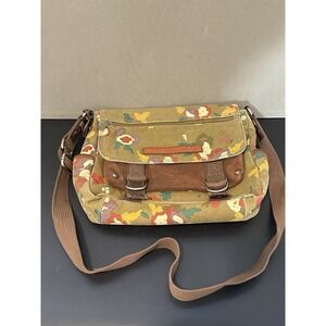 Fossil Key Per Briefcase Canvas Multi Messenger Bag